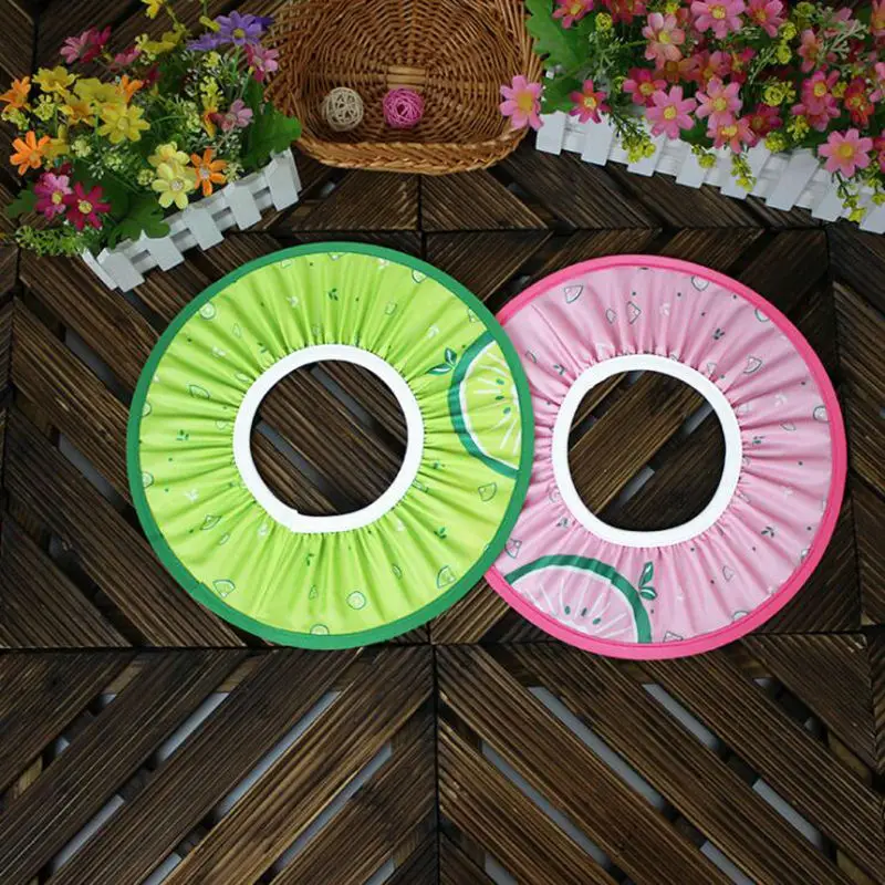 New Safe Children Shampoo Bath Shower Cap Adjustable Baby Shower Hat Baby Shampoo Cap Wash Hair Shield Resizable Hat B0665