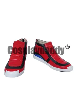 

Pokemon Ash Ketchum Daily Red Cosplay Shoes Boots X002