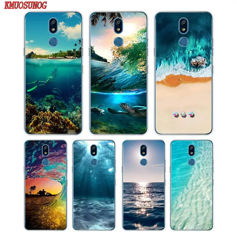 

Silicone Soft Phone Case Sea Ocean for LG K50 K40 Q8 Q7 Q6 V50 V40 V35 V30 V20 G8 G7 G6 G5 ThinQ Mini Cover