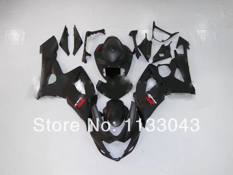 

Injection mold NEW Fairing For SUZUKI GSXR1000 K5 05 06 Matt Black K43637 GSXR 1000 GSX-R1000 GSX R1000 K5 2005 2006 COOL Bodywo