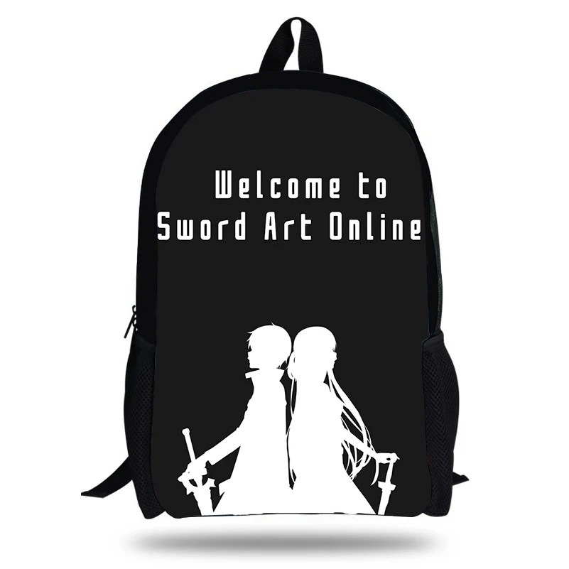 Janpanese Anime Sword Art Online Backpacks For Teenage Young Women Girls School Cartoon Book Bags for Students Laptop Backpack Janpanese Anime Sword Art Online Backpacks For Teenage Young Women Girls School Cartoon Book Bags for Students Laptop Backpack