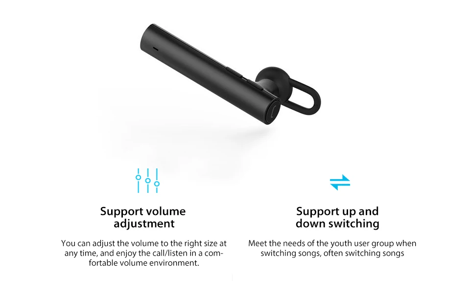 Xiaomi Mi Youth Version Headset Bluetooth 4.1 Wireless Xiomi Earphone Headset with Mic Microphone for Phones MP3 MP4 PC (2)