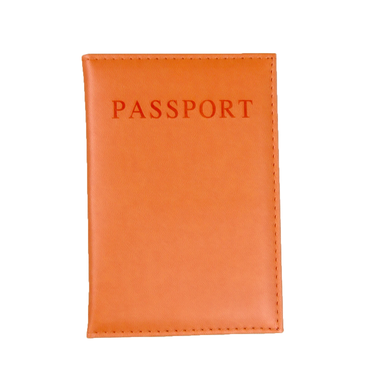 Leather Travel Passport Holder Cover Faux ID Card Bag Passport Wallet