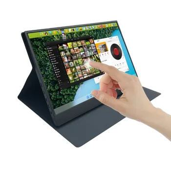 

15.6 inch 1920x1080 Touchscreen IPS Portable Monitor with 2 Type-C USB-C Mini HDMI for Raspberry Pi PS3/PS4/Xbox 360 Laptop PC
