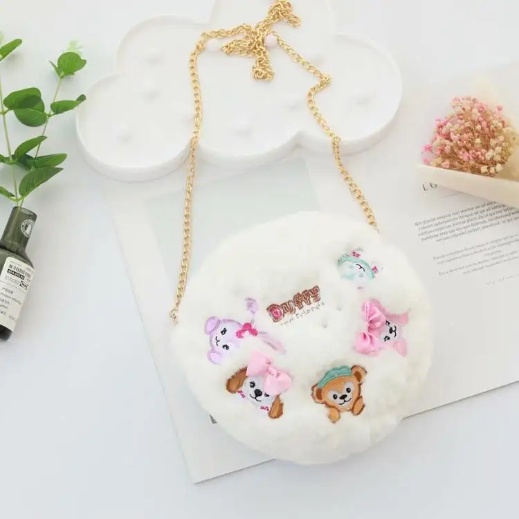 Милый японский аниме розовый Duffy медведи stellalou Rabbit плюшевый Кошелек мягкие животные кукла двойная сумка сумочка портмоне подарки