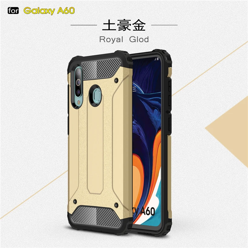 Wolfrule Armor Case For Samsung Galaxy A60 Case Shockproof Full Wrapped PC+TPU Heavy Hybrid Cover For Samsung A60 A606F/DS Case Wolfrule Armor Case For Samsung Galaxy A60 Case Shockproof Full Wrapped PC+TPU Heavy Hybrid Cover For Samsung A60 A606F/DS Case