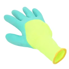 1 пара трикотажных наручных латексных рабочих перчаток, безопасные рабочие перчатки для ремонта сада на открытом воздухе