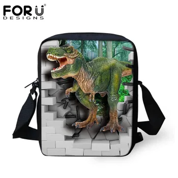 

FORUDESIGNS Cool Animal Dinosaur Printing School Bag For Baby Boys Kids Casual Book Bags For School Children Schoolbag Mochila
