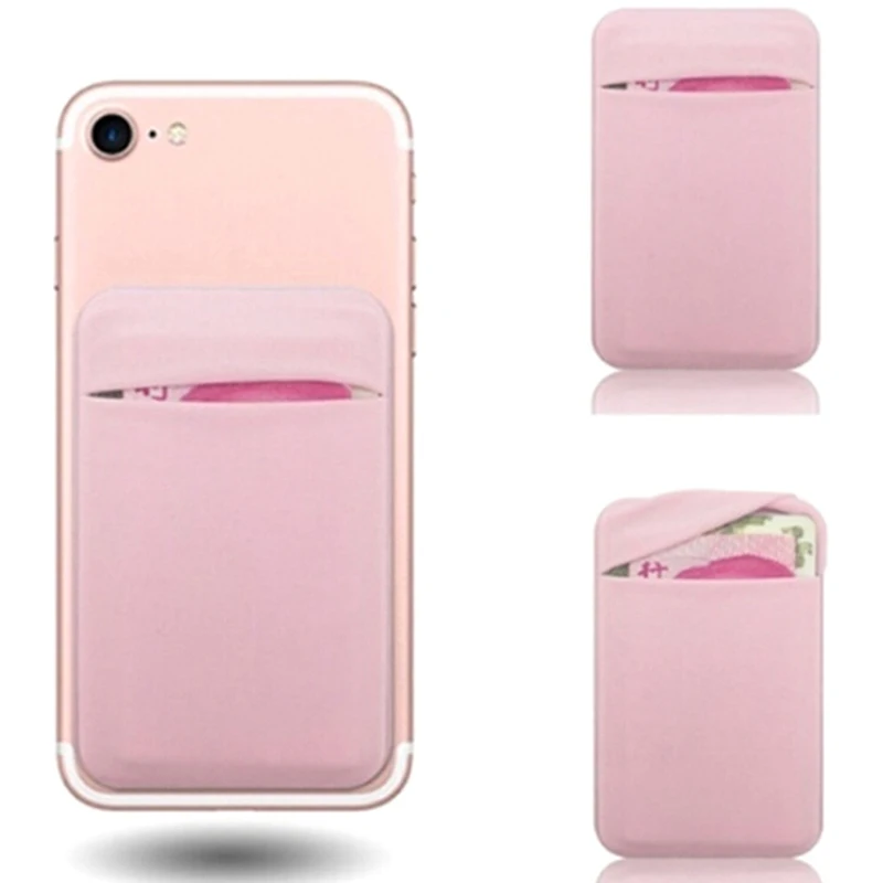 Adhesive Sticker Back Cover Card Holder Case Pouch For Cell Phone iphone xiaomi | Мобильные телефоны и аксессуары