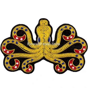 

Indian silk embroidery gold animal brooch cute cartoon pin decorative brooch accessories female creative simple wild