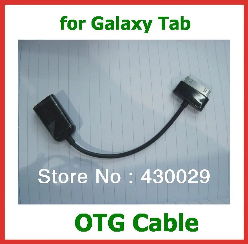 USB хост OTG кабель Соединительный адаптер для Galaxy Tab 10.1 P7510 P7500 P5100 P5110 N8000 N8010 P3100 Note