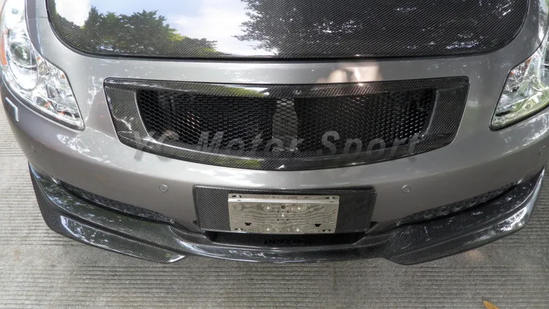 2007-2010 Infiniti G35 G37 4D Sedan JP Style Front Lip CF (14)