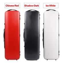 Yinfente 4/4 чехол для скрипки из углеродного волокна высокопрочный несущий 200 кг черный, белый, красный, черный продолговатый чехол с кодовым замком