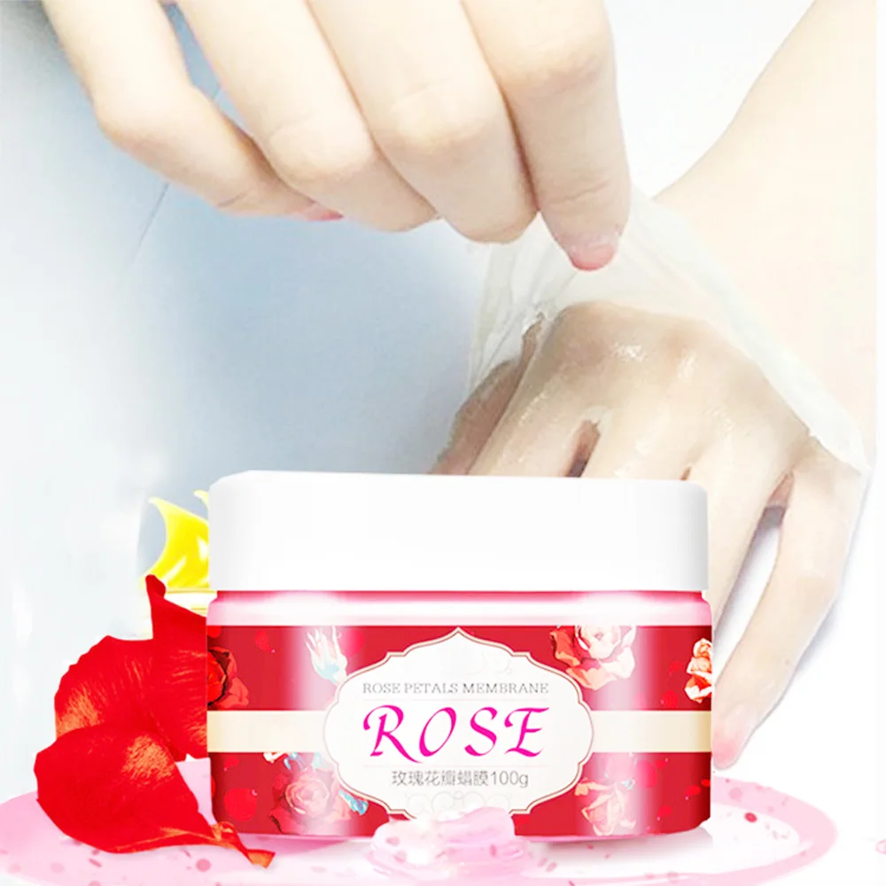 Natural Rose Serum Milk Hand Paraffin Baths Whitening Moisturizing Hand Mask Peeling Mask Exfoliating Hand Care Health Care
