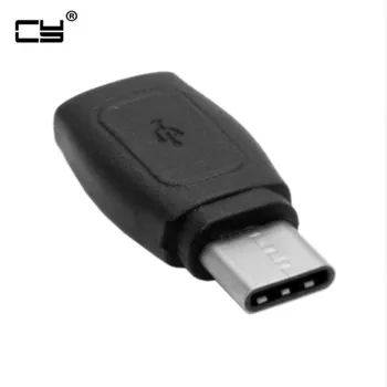 

USB 3.1 Type C Male Connector to Type C Female Data Extension Adapter for Nokia N1 Tablet & Mobile Phone Black Color