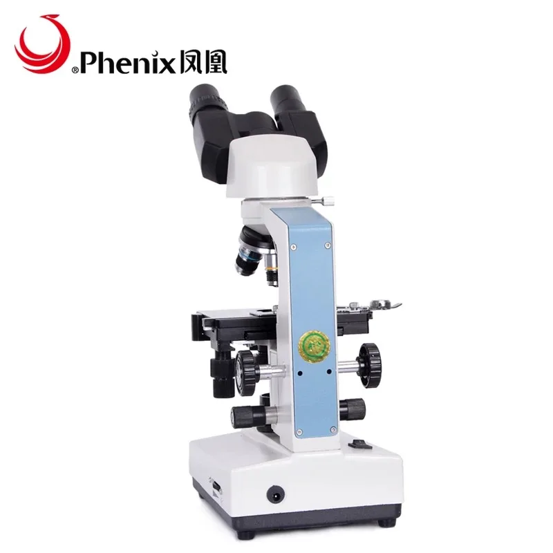 Бинокулярный микроскоп Phenix 100x 1600x новый научный Биологический для детей и