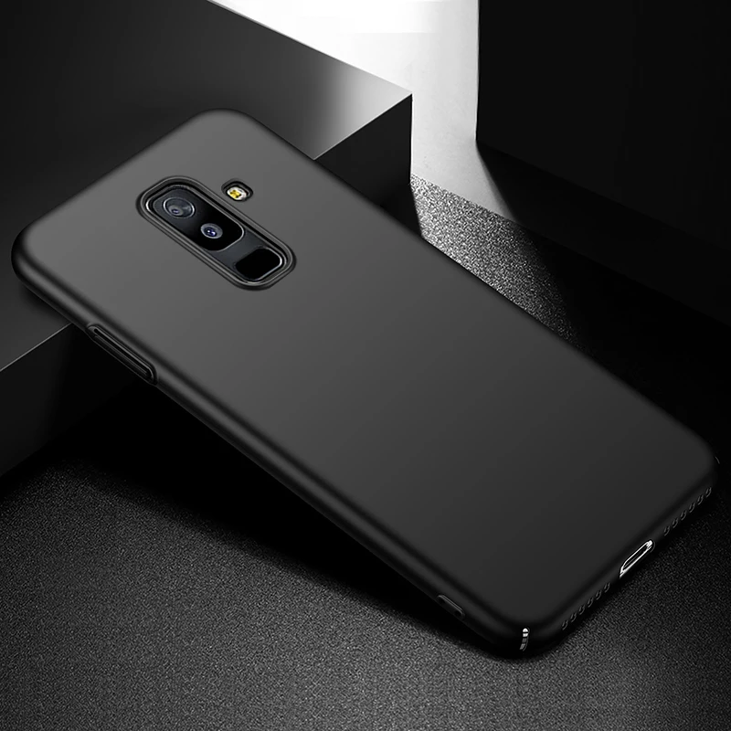 Чехол YonLinTan для Samsung galaxy A6 A 6 A6S Plus 2018 Жесткий из поликарбоната простая матовая