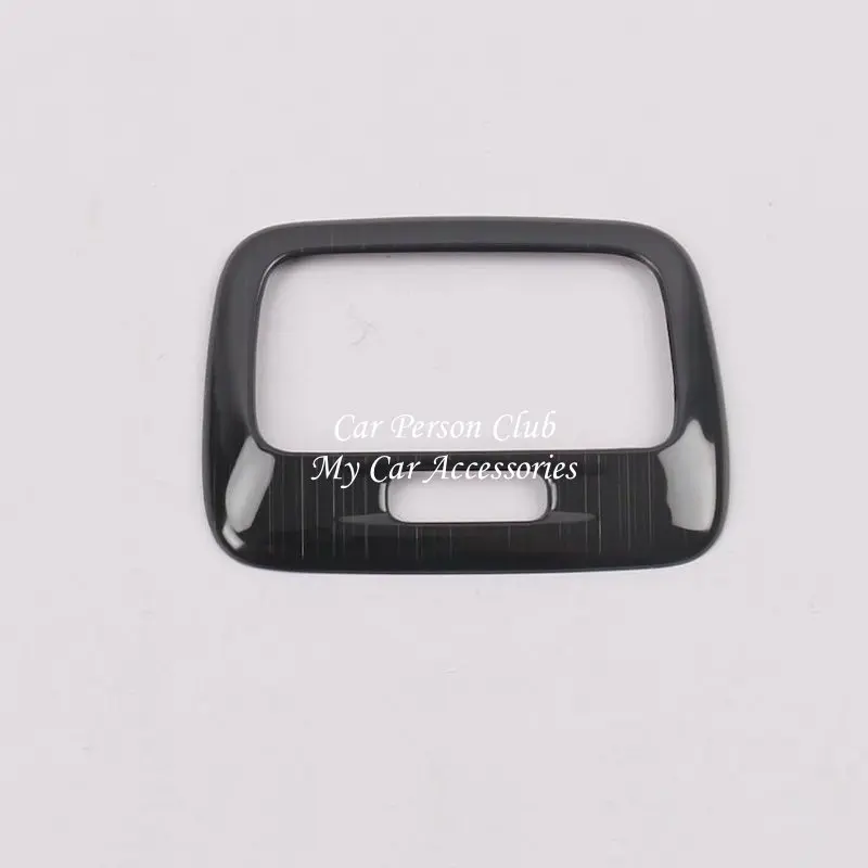 02-Black Rear Интерьерный аксессуар из нержавеющей стали для Mitsubishi Eclipse Cross, переднее заднее освещение для чтения, лампа, рамка, панель, крышка - Цвет: 02-Black Rear