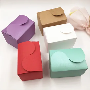 

24Pcs/Lot 9x6x6cm Colorful Romantic Paperboard Package S-Box For DIY Valentine's Day Wedding Anniversary Gift Storage Container