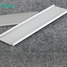 Сплав вывеска держатель офисная вывеска рамка экран изоляция вывеска 5,4*20 см полоса данных металлический рекламный листок на полке с товаром имя бирка дисплей рамка