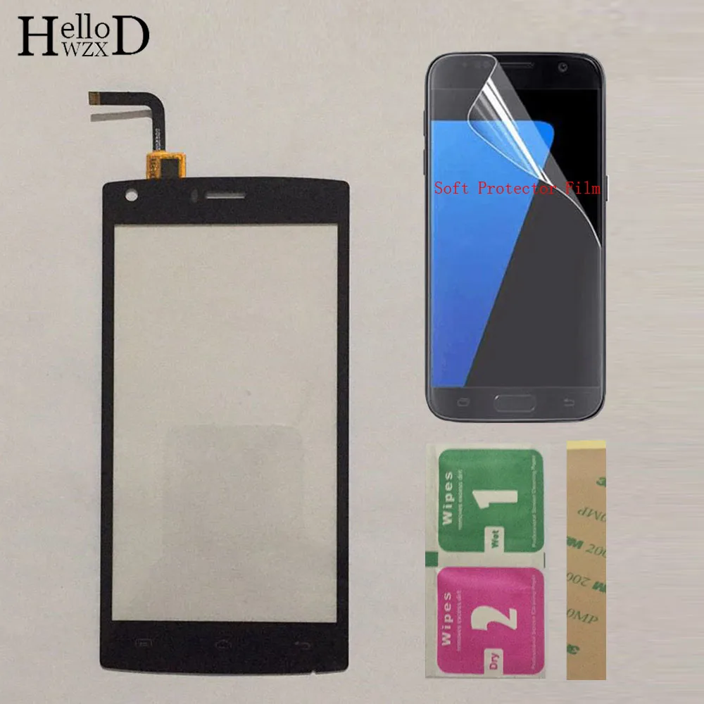 

Mobie Touch Screen For Doogee X5 Max \ X5 Max Pro Touch Screen Glass Digitizer Glass Panel Touch Screen 5.0 inch Protector Film