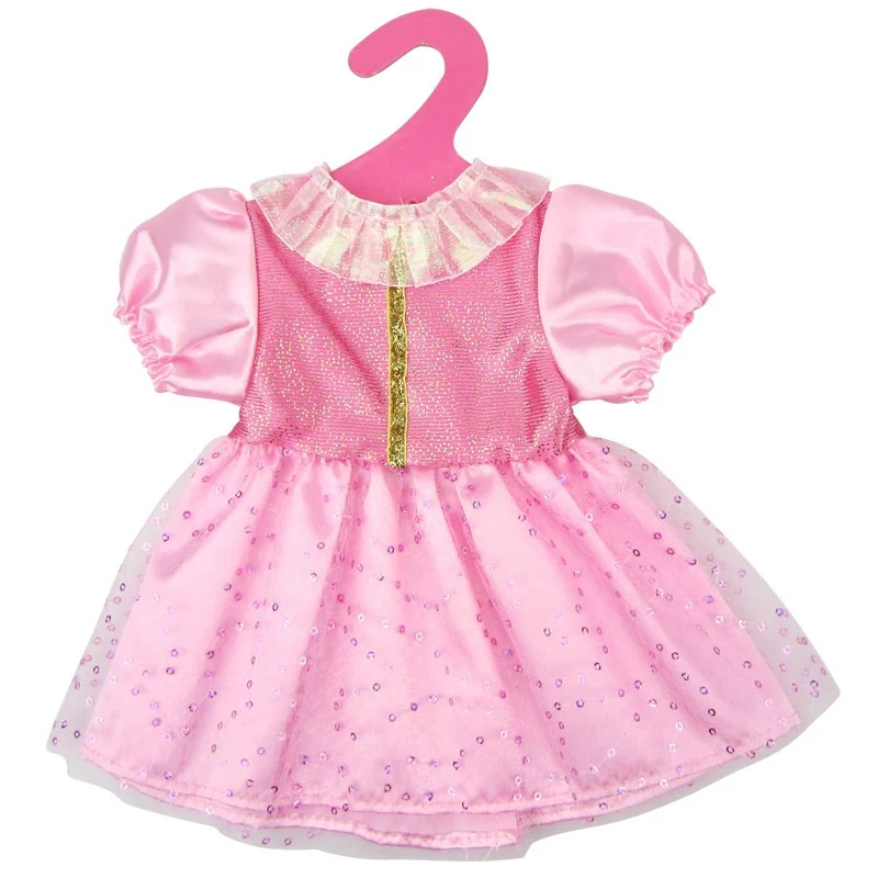 For Girl Doll Clothes Accessories Pink Dress Cute Baby Girl Gift Doll