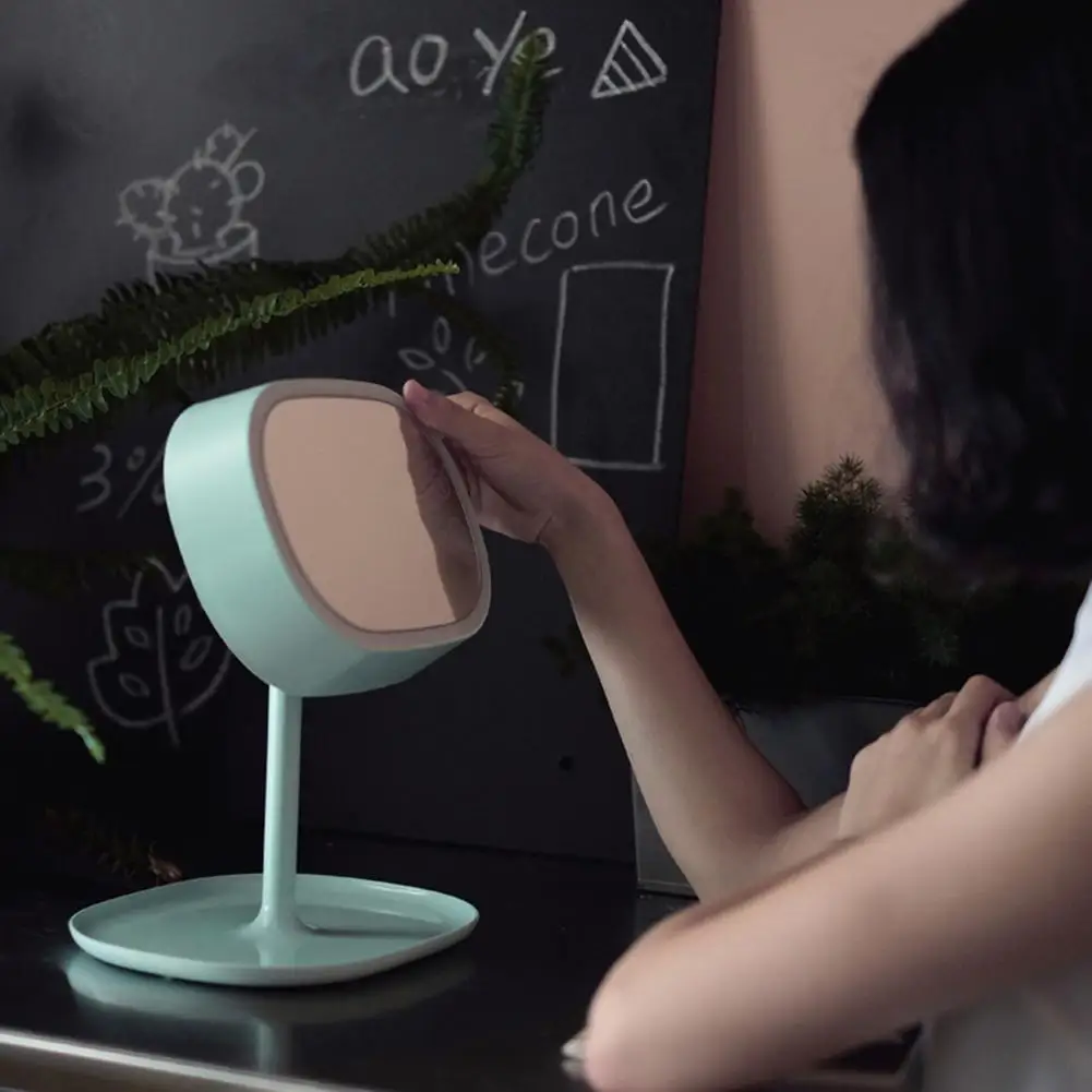 

New Professional Princess Makeup Mirror Table Dressing Light Bedside Night Lamp Make Up Mirror Cosmetic Tool 1PC