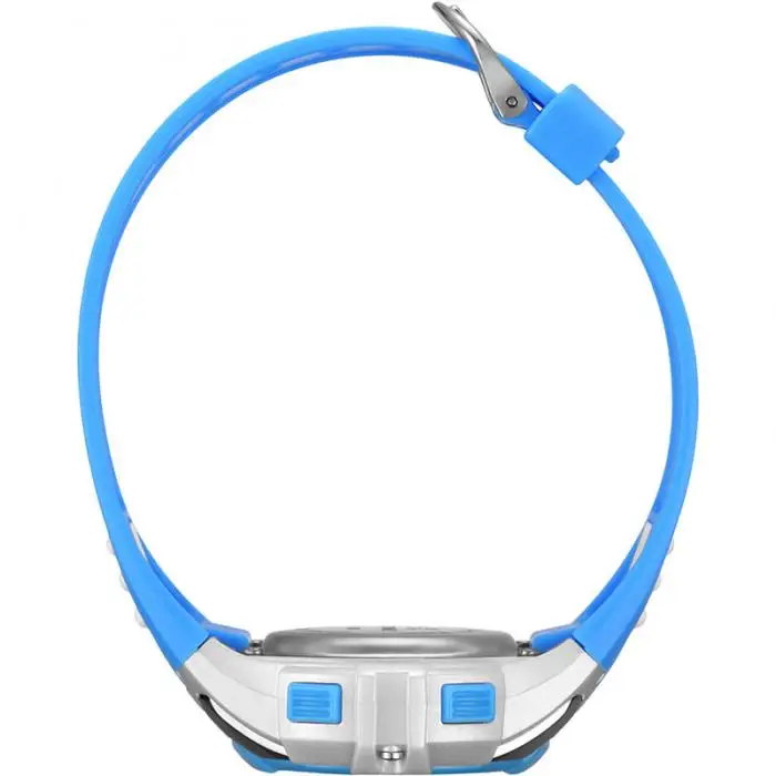 1 шт. детские Студенческие цифровые электронные наручные часы водонепроницаемый круглый циферблат Регулируемый ремешок TS95