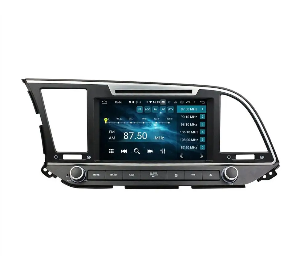 Best DSP 4GB+32GB Octa Core Android 9.0 Car Radio dvd Player for Hyundai Elantra 2016 GPS Navigation Bluetooth 4.2 WIFI DVR OBD 2
