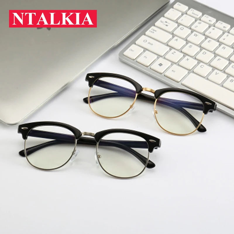 

Anti blue rays computer Glasses Men Blue Light Coating Gaming Glasses for computer protection eye Retro Spectacles Women