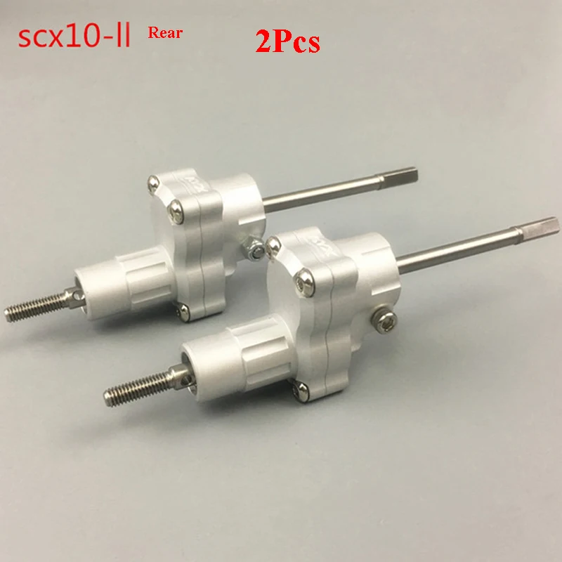 

2Pcs Rear Axle Upgrade Parts Door Axle Modification Widening and Heightening for RC Model Cars Spare Parts Axial SCX-ll 90046