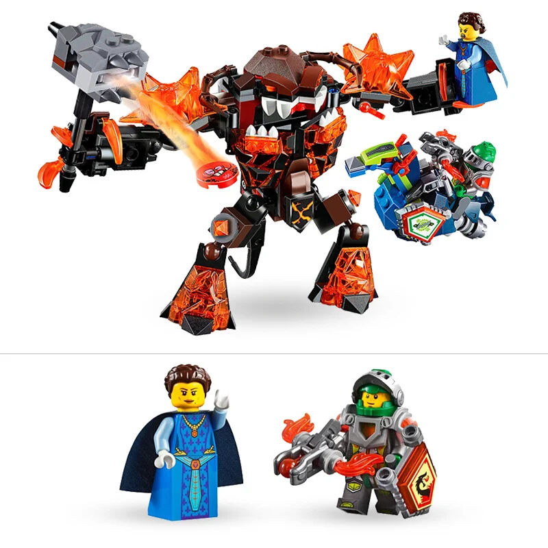 Compatible Legoe giftse 10482 Nexus Knights Nfernox Captures The Queen Aaron S Building Blocks Bricks Toys | Игрушки и хобби