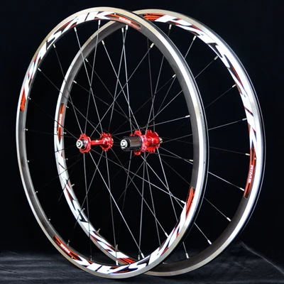 PASAK набор колес для велосипеда, 11 скоростей, дорожный велосипед, набор колес 700C, герметичный подшипник, ультра светильник, колеса - Цвет: red hub red