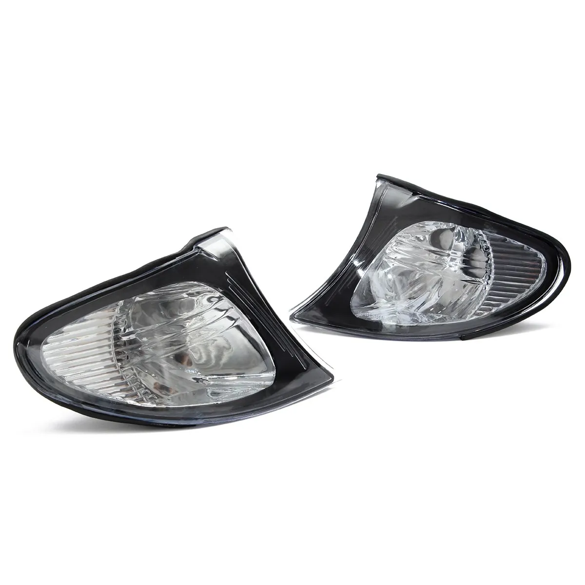 2Pcs Corner Lights Side Turn Signals Lamps Sidelights For BMW E46 3 Series 4DR 2002 2005