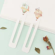 30 шт./упак. Романтический Закладка с воздушным шаром Бумага Kawaii Канцелярские Товары для детей подарки Мультяшные закладки книжные держатели открытка