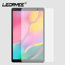 Закаленное стекло LECAYEE 9H с защитой от царапин для samsung Galaxy Tab A 10,1 дюймов SM-T510 T515, Ультрапрозрачная Защитная пленка для экрана HD