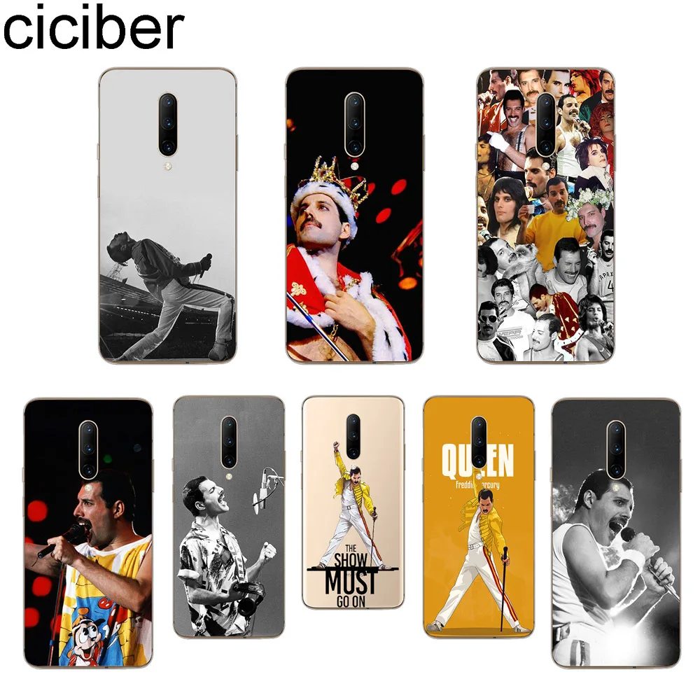 ciciber Freddie Mercury Phone Case For font b Oneplus b font font b 7 b font