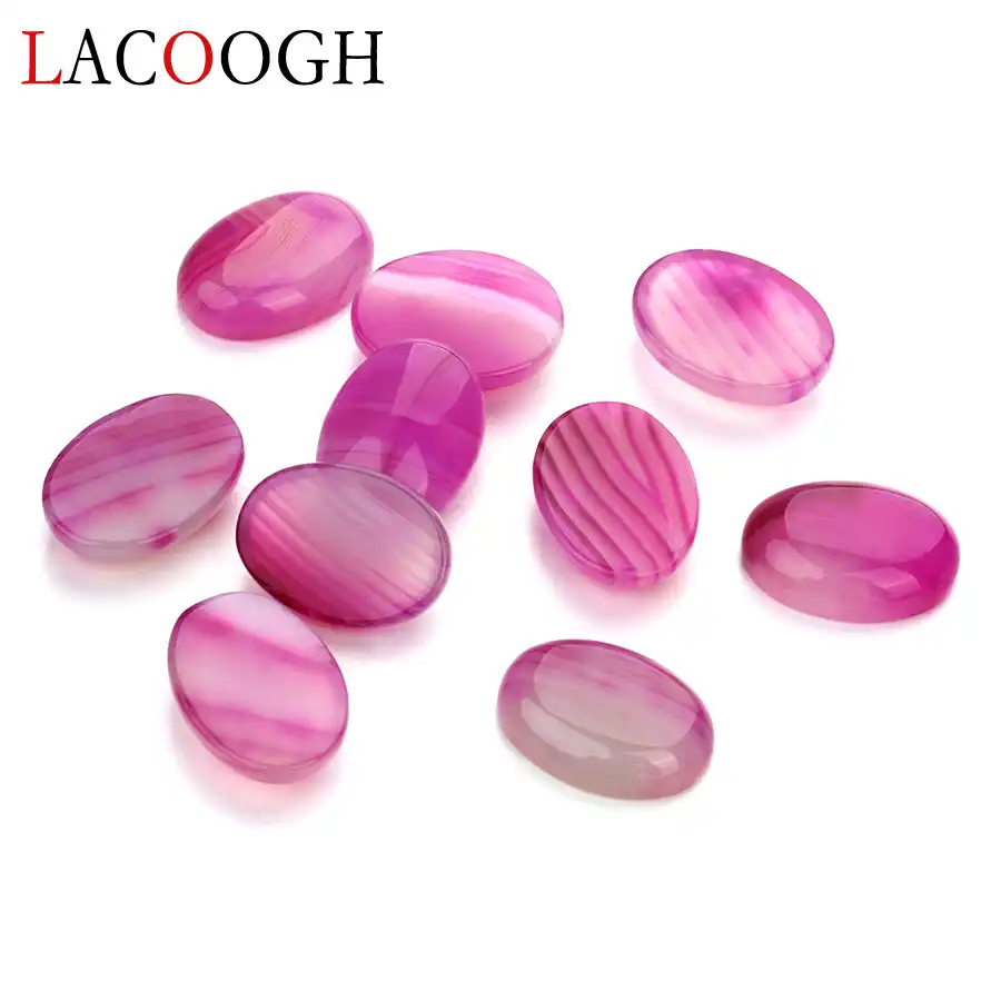 Onyx Agate Cabochon Green Agate Stone Cabochon 25x18mm Oval Agate Gemstone Flat back Jewelry Supplies 1pcs