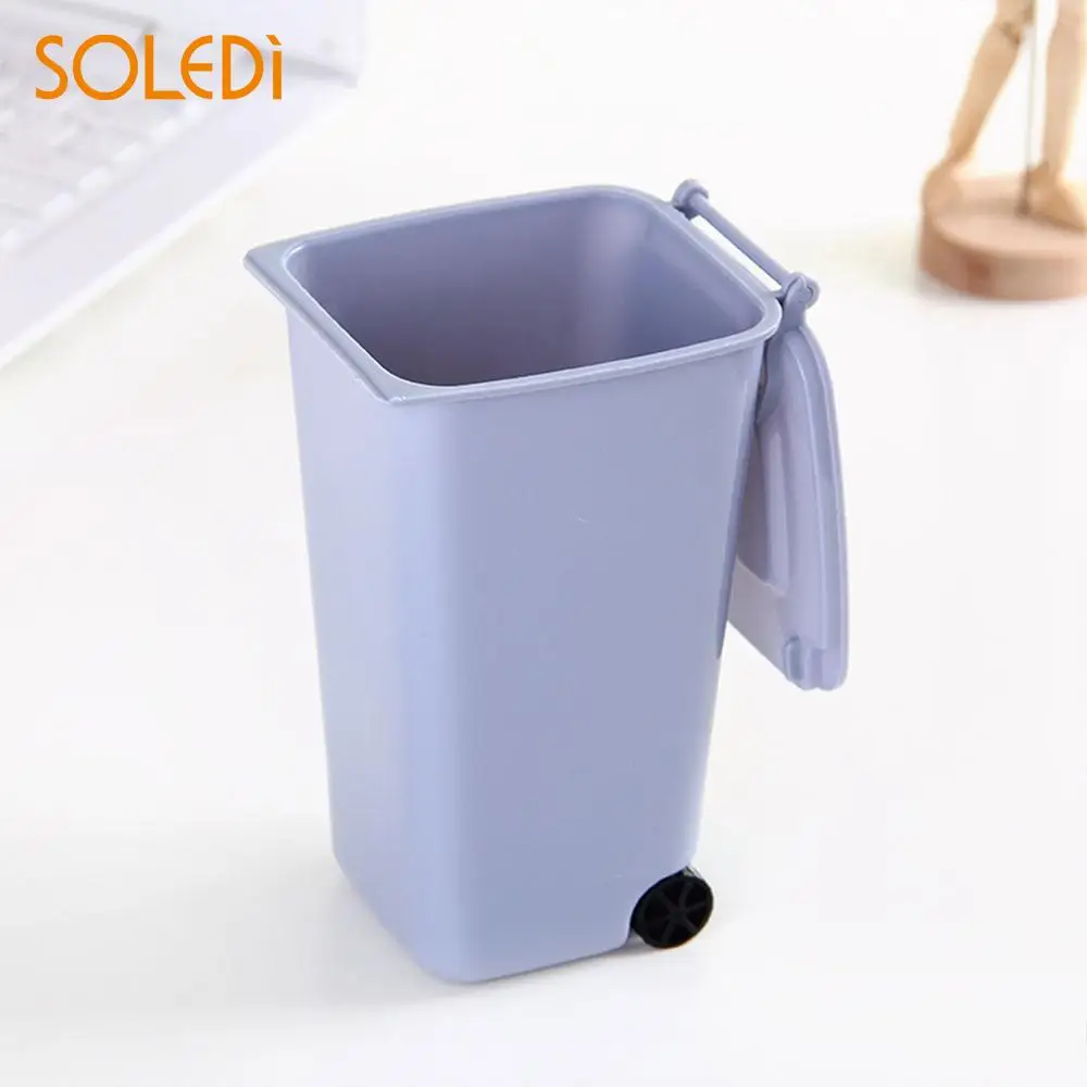 

Wheelie Trash Can Creative Plastic Small Scissors 10*8*15.5cm Dust Dustbin Garbage Markers