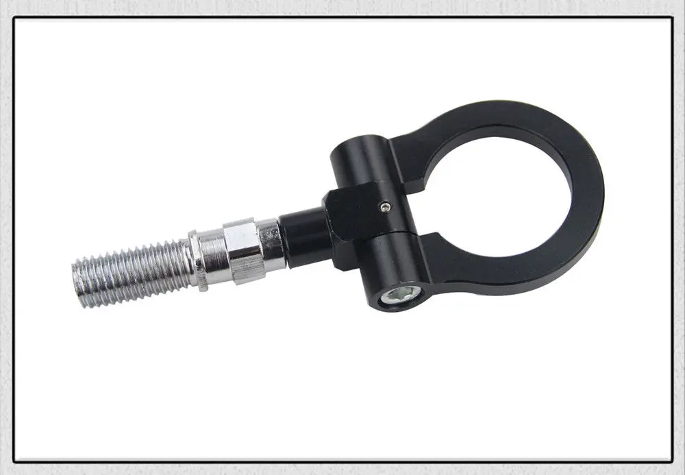 Заготовка алюминиевое складное кольцо Винт Бампер буксировочный крюк без выреза сверло M18 x 2,5 крепление для Scion Mazda Honda Infiniti Nissan Toyota