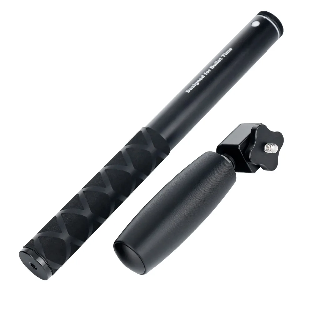 

Insta360 Panoramic Camera Rotating Bracket Bullet Time, Handheld Monopod for Action Camera Hero 6 5 4 3 SJCAM Xiaomi YI 4 k