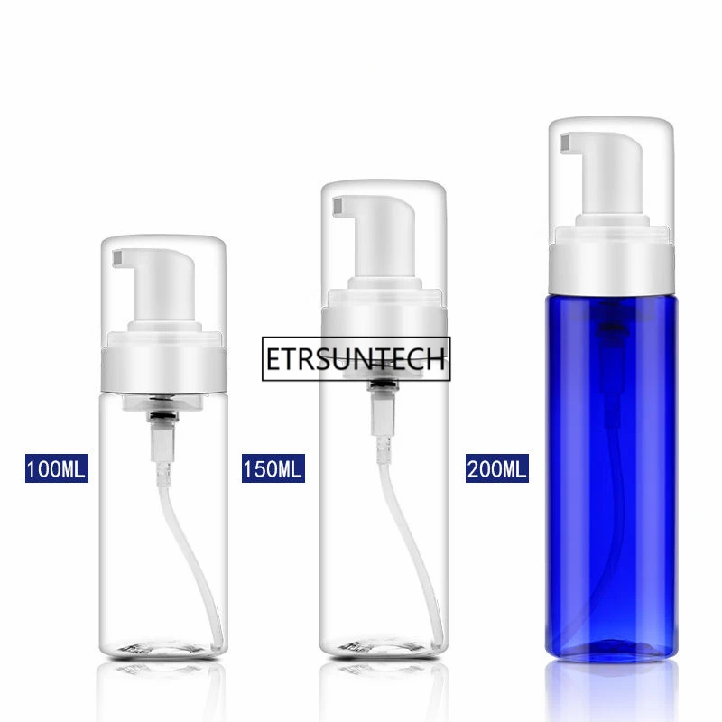 

100ml/150ml/200ml Foam bottle Foaming Refillable bottles Foaming Pump Soap Mouss Liquid Dispenser Pump Container Cap F2126
