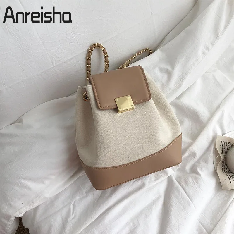

Anreisha 2018 Summer Brand Design Backpack For Women Female High quality Leather Backpacks Girl Lady Travel Shoulder Backpack
