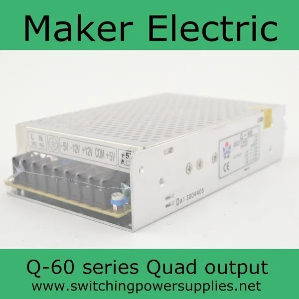 switching power supply 4A 1A 1A 0.5A CE approved Q-60D