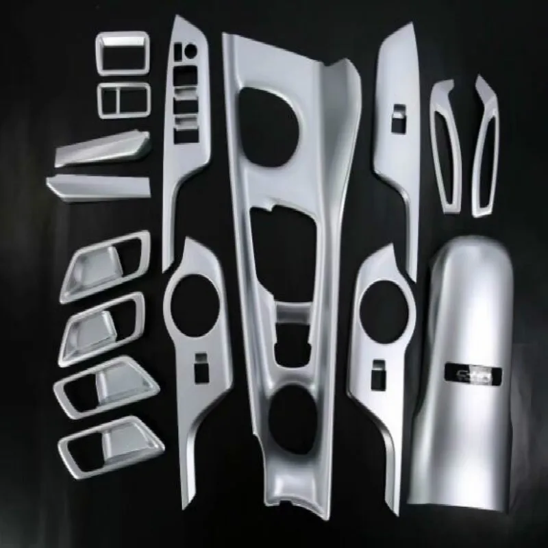 

16PCS/SET Left driving! Automobile interior modification row shield Outlet Frame Decoration Fittings For Toyota IZOA