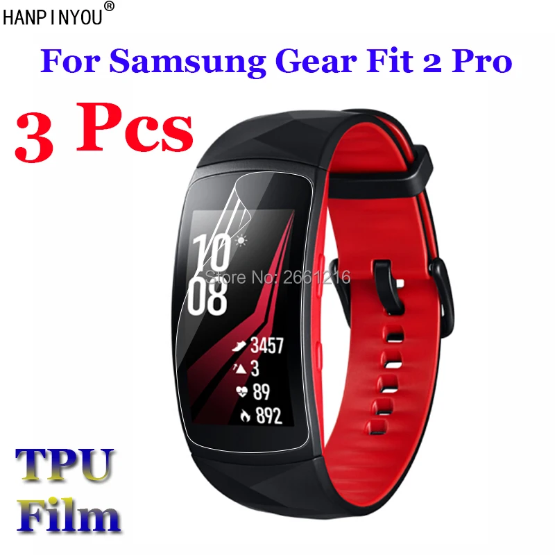 3 шт./партия смарт-браслет для samsung gear Fit 2 Pro/Fit2 Pro, пленка из мягкого ТПУ, взрывобезопасная Защитная пленка для экрана