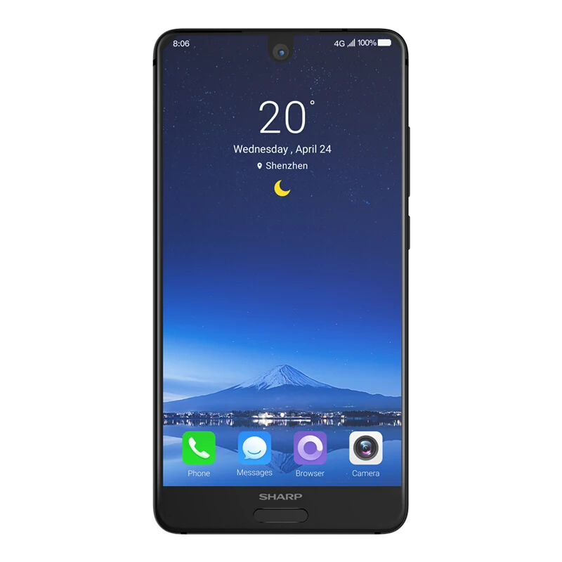 SHARP AQUOS S2 c10 смартфон с 5 дюймовым дисплеем восьмиядерным процессором Snapdragon 630 ОЗУ 4