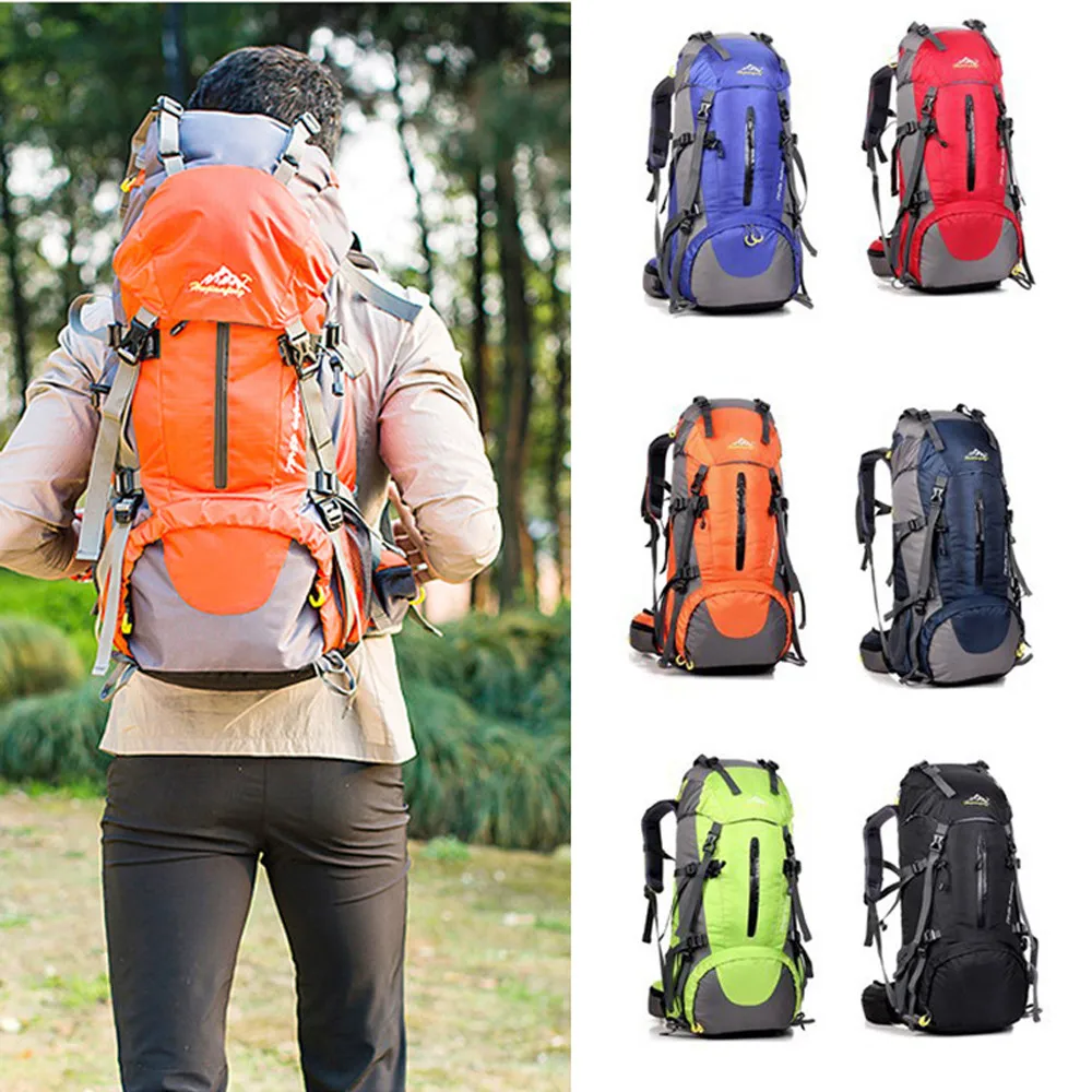 

Outdoor Military Rucksacks 50L Waterproof Tactical Mountaineering backpack Sports Camping Hiking Trekking Fishing Hunting Bags