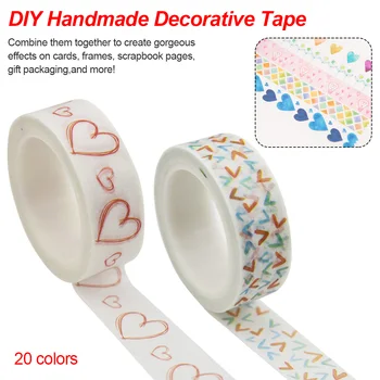 

Hand Book Decorative Tape DIY Handmade Supplies Decorative Gold Foil Paper Tape School Supply
