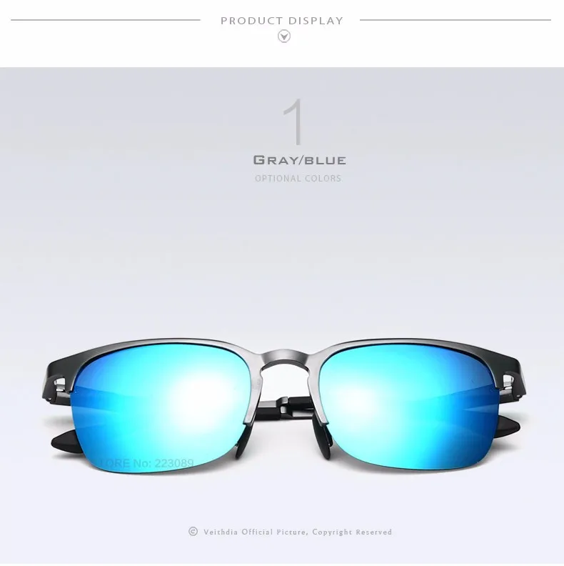 VEITHDIA, унисекс, Ретро стиль, алюминиевые брендовые солнцезащитные очки, поляризационные линзы, Винтажные Солнцезащитные, gafas oculos de sol masculino 6631
